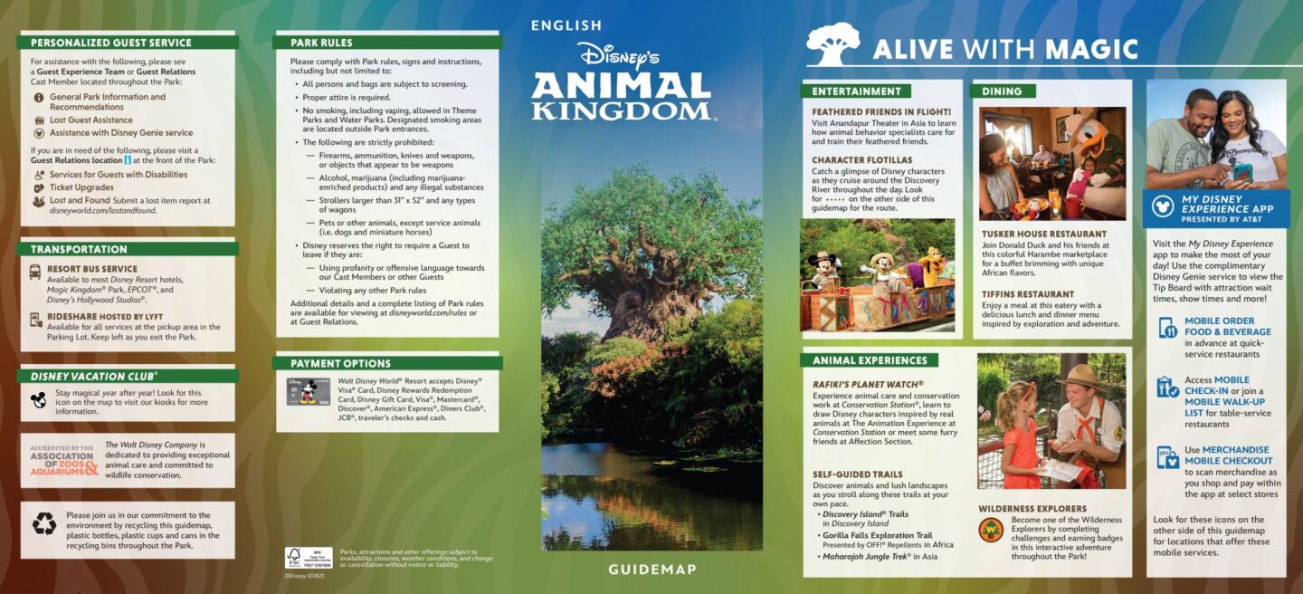 Animal Kingdom Park Map- 1