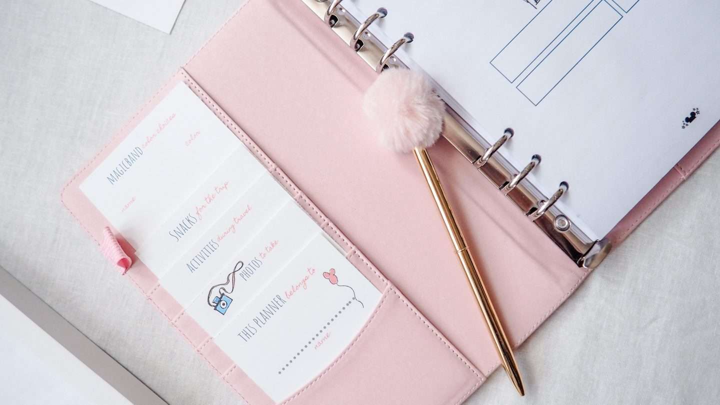 Disney World Printable Planning sheets