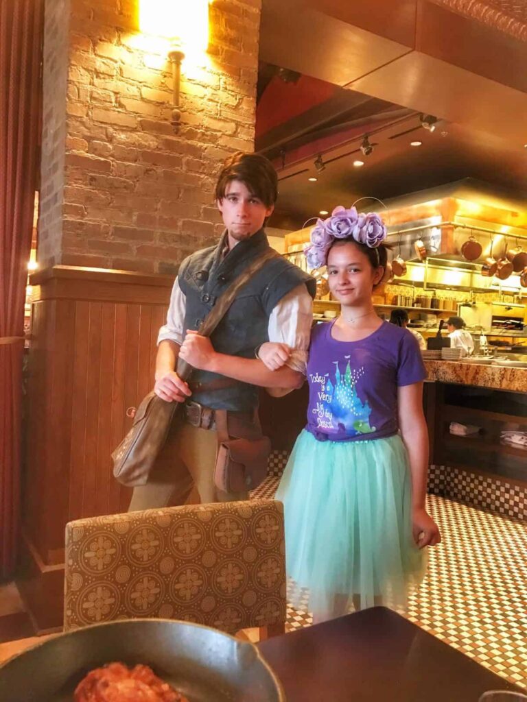 Flynn Rider at Trattoria al Forno Bon Voyage Breakfast