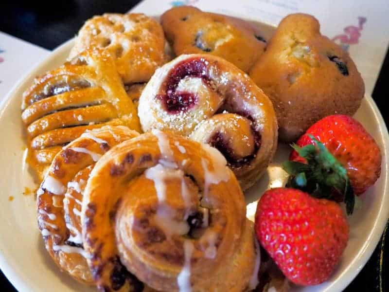 Breakfast at Cinderella's Royal Table Pastries