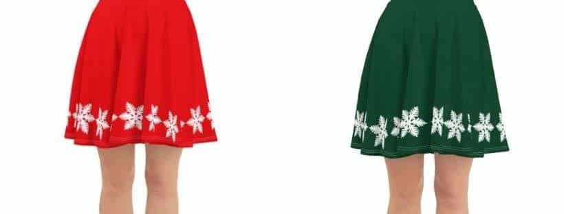 Mickey and Minnie snowflake Skirts