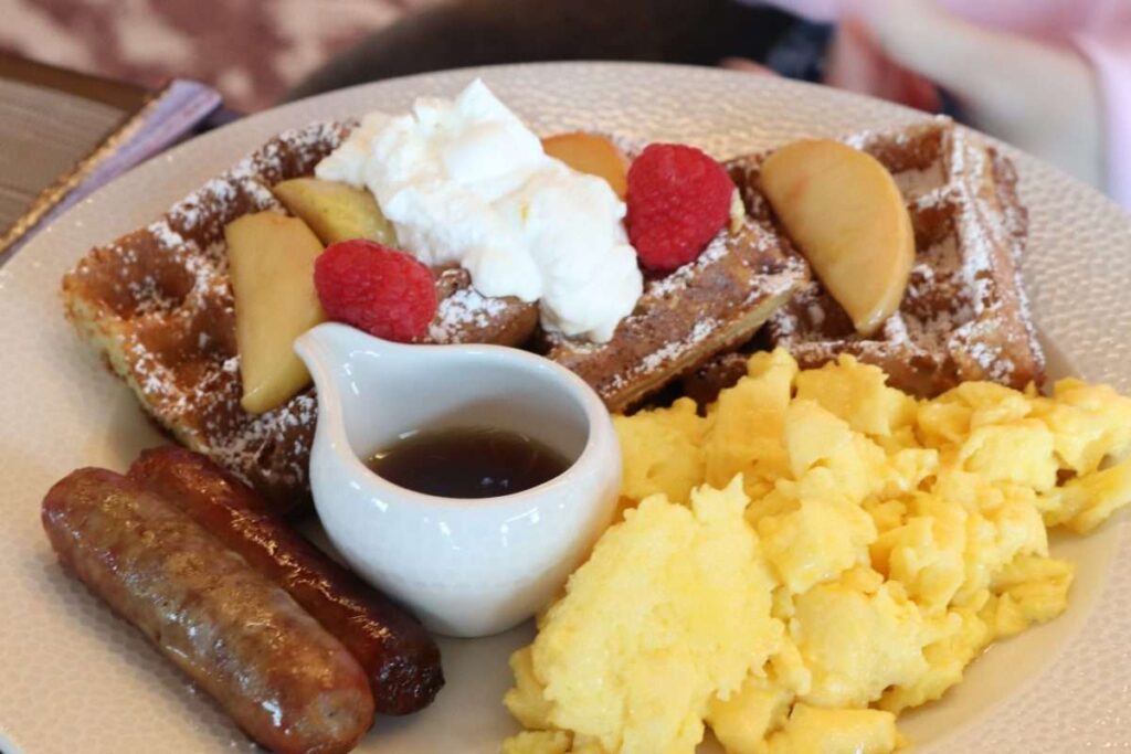 Waffles Breakfast at Topolino Terrace Disney Riviera Resort Character