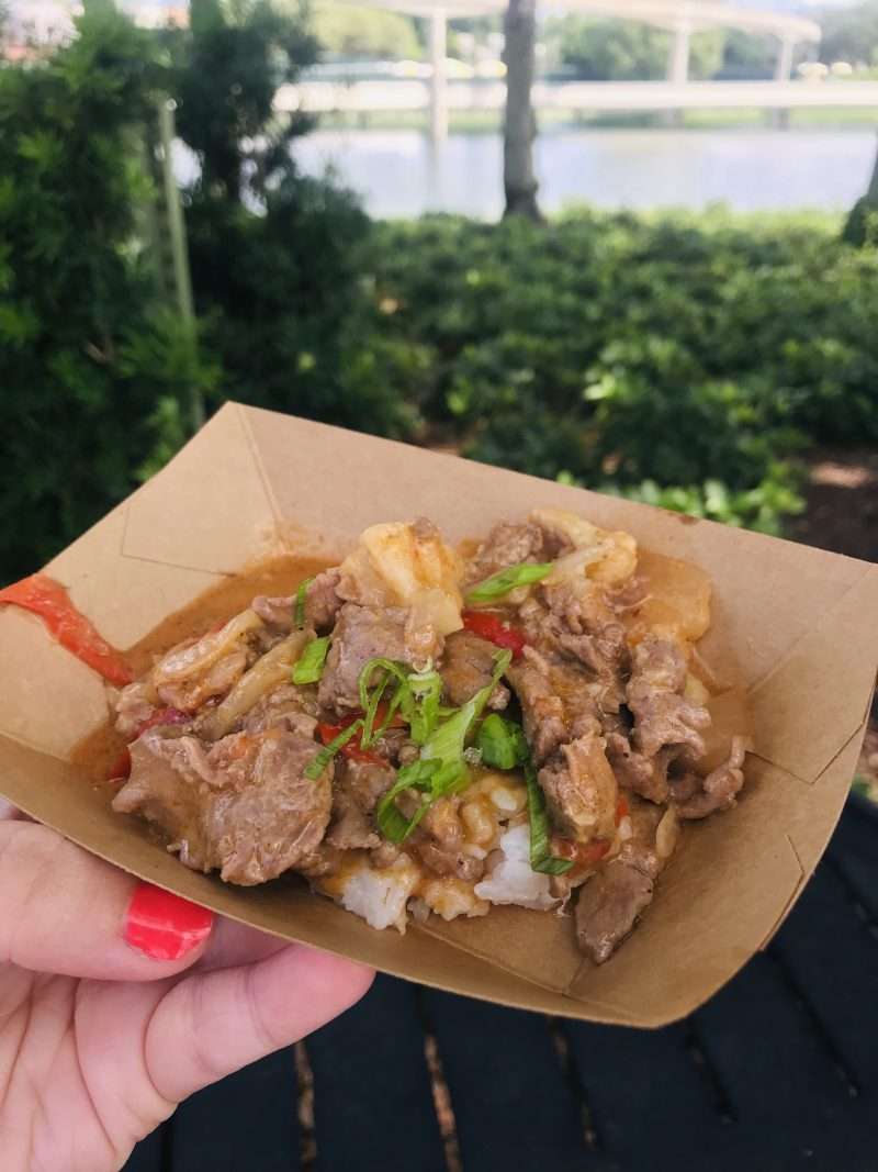 Braised Beef at Disney Epcot Food and wine festival