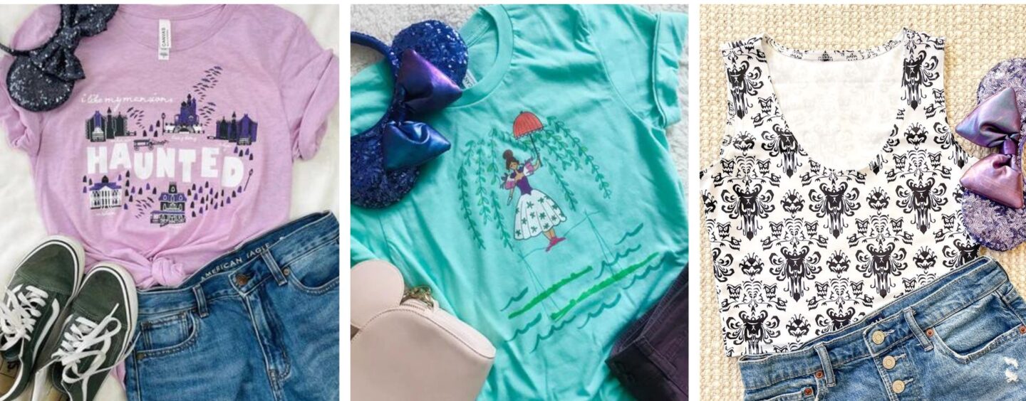 Haunted Mansion Shirts Disney Polka Dot Pixie Shop