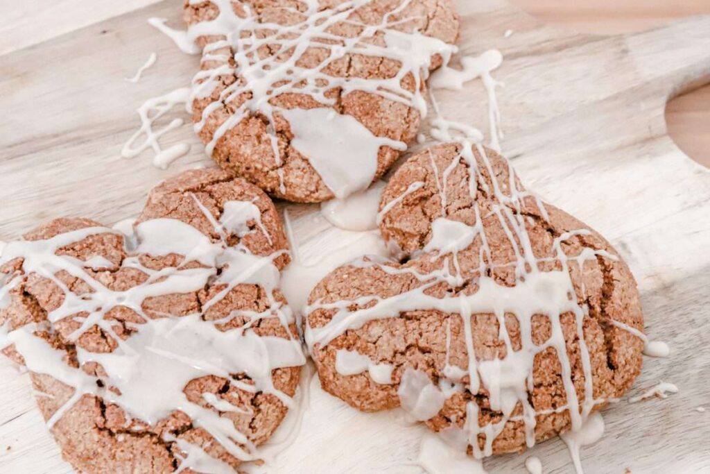Mickey Shaped Pumpkin Scones with Icing