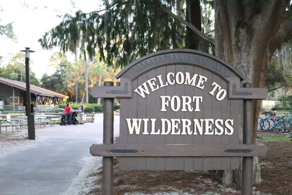 Fort Wilderness Disney World Sign