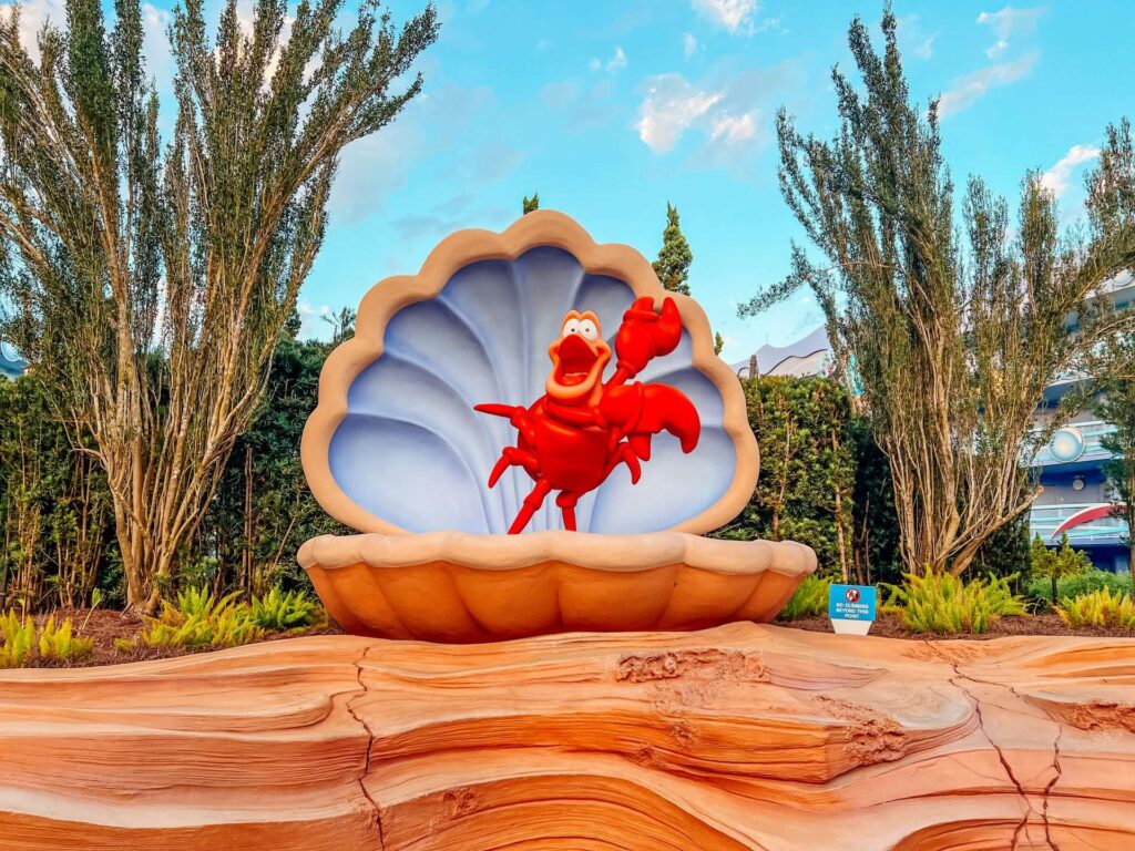 Art of Animation Resort Sebastian Statue