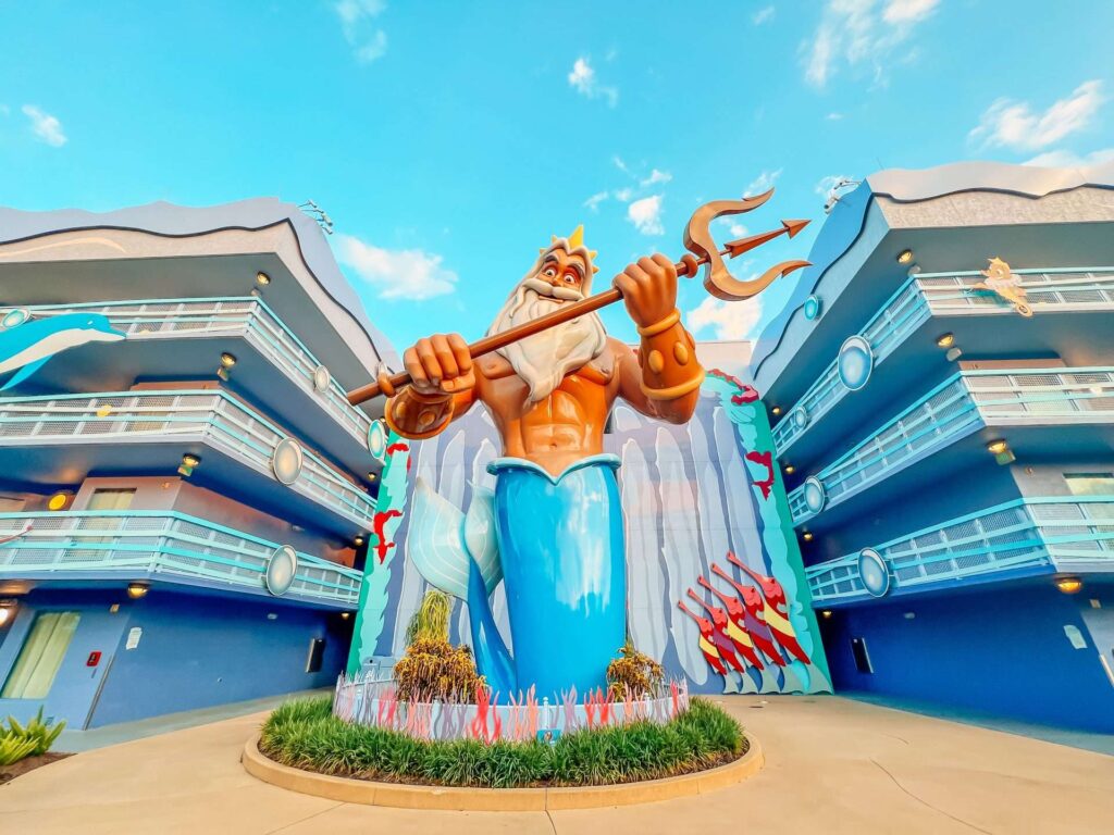 Art of Animation Resort Triton Statue