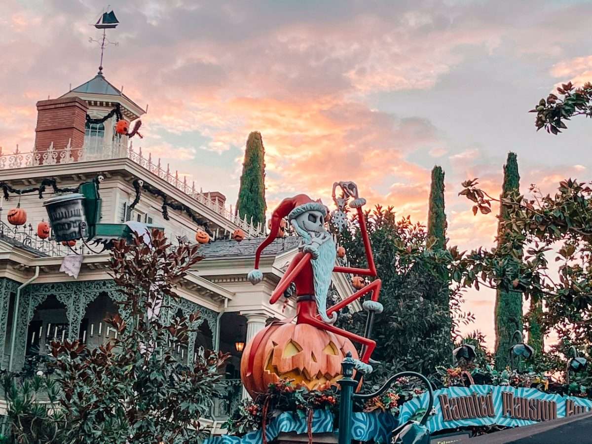 Haunted Mansion Nightmare Before Christmas Disneyland Christmas