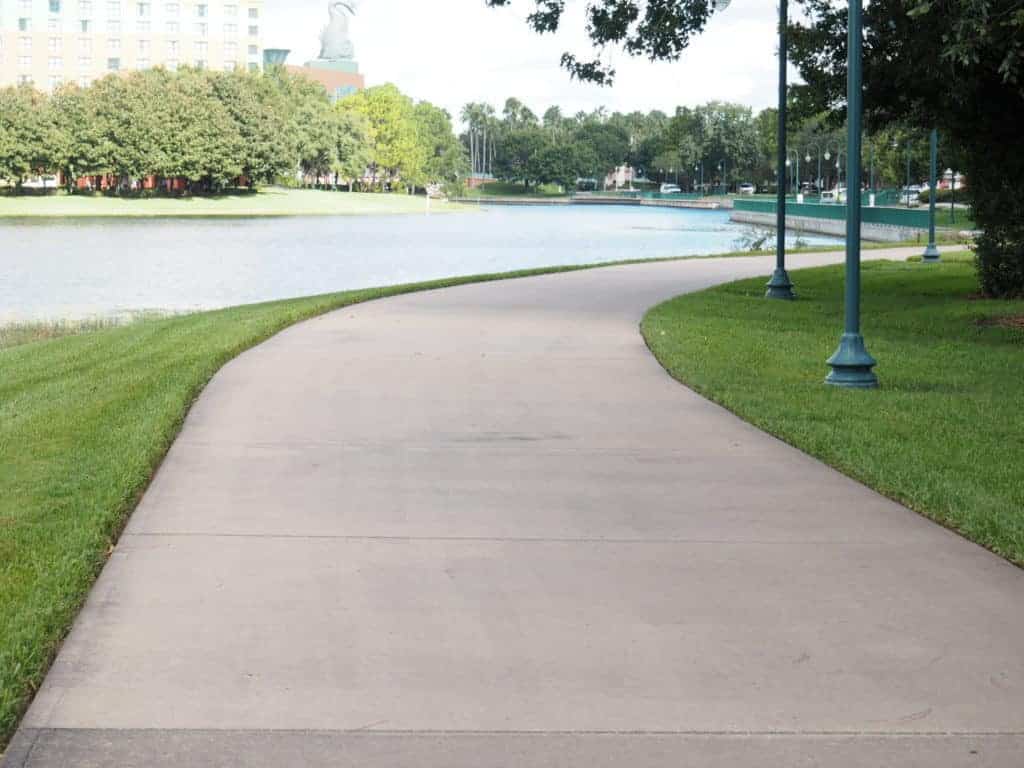 Pathway to Epcot and Hollywood Studios