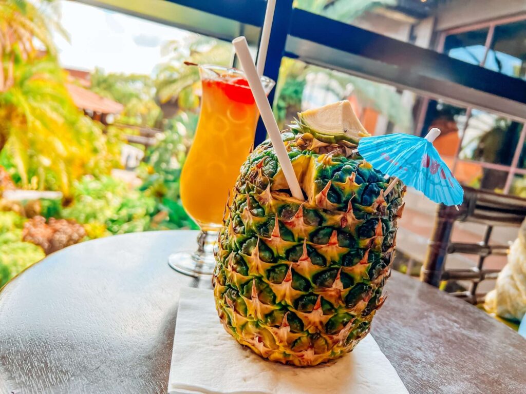 Lapu Lapu Disney Drink in a Pineapple