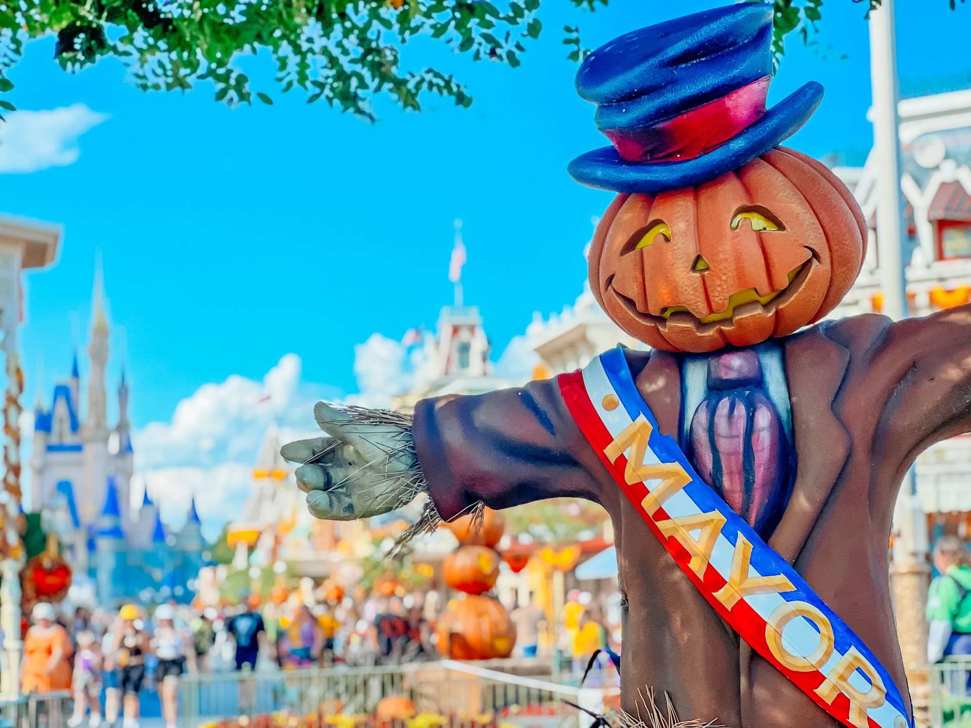 Halloween Decorations at Magic kingdom