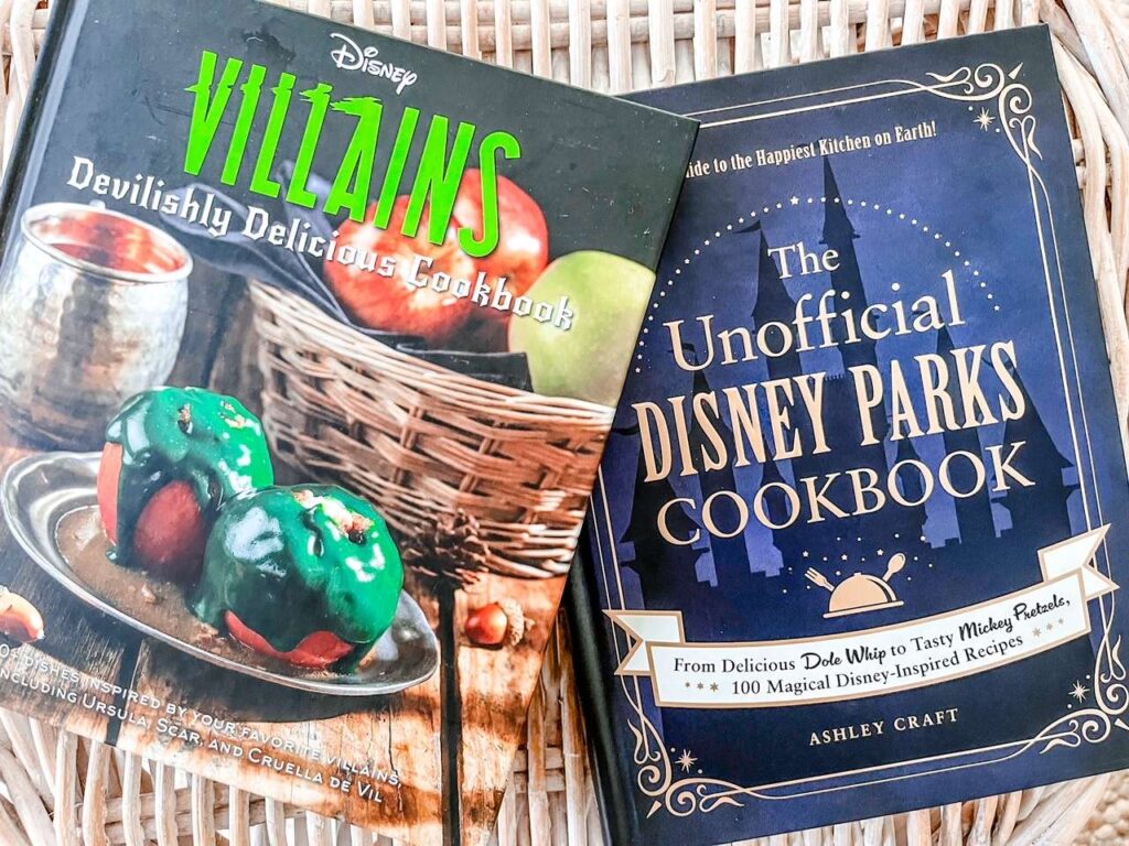 Disney Cookbooks Villains and Unofficial Disney Parks