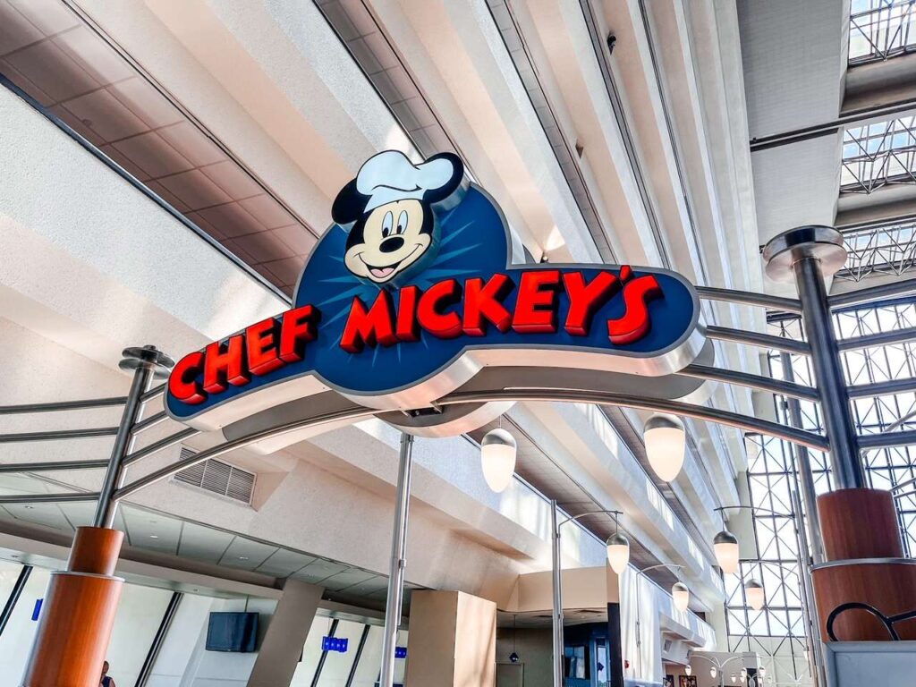 Chef Mickey Restaurant at Disney World