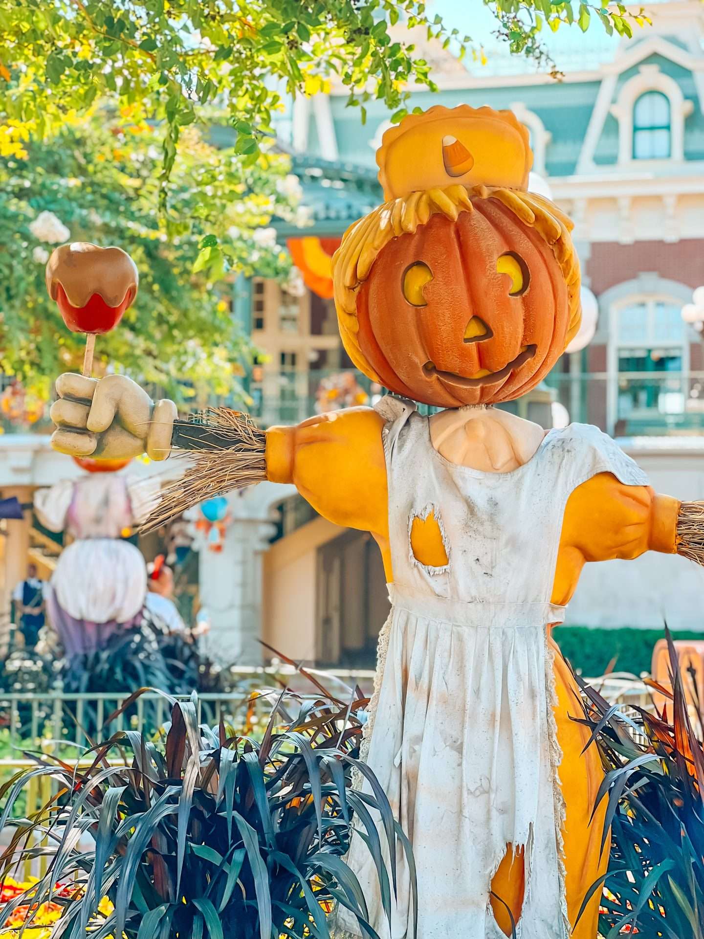 Halloween Scarecrow at Magic Kingdom