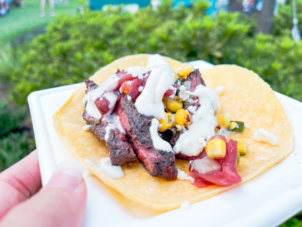 Tacos at Disney Food and Wine Festival Mexico