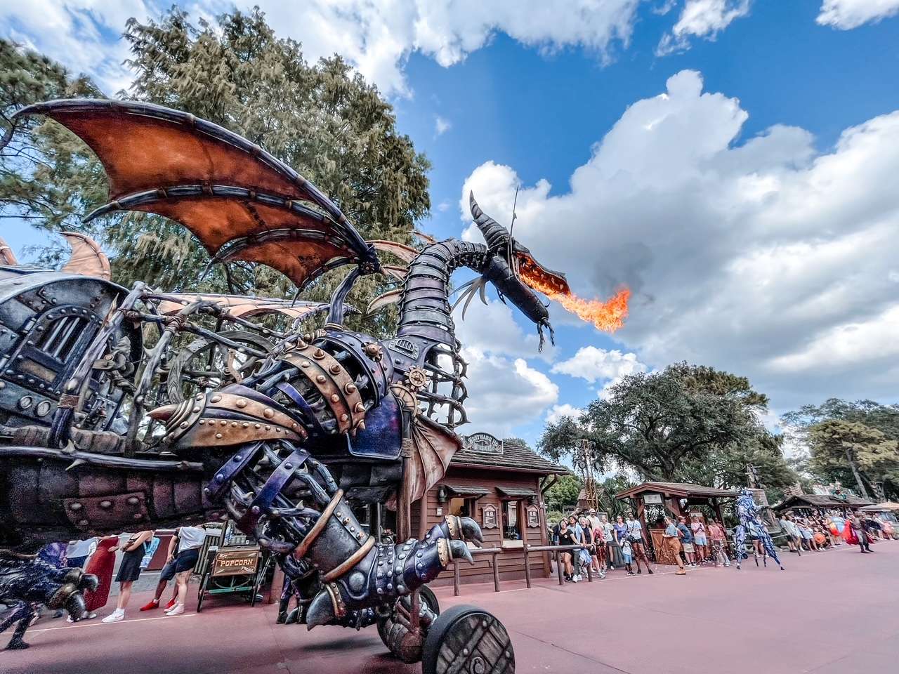 Festival of Fantasy Parade Fire Breathing Dragon Maleficent