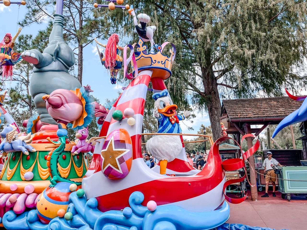 Donald Duck Parade at Magic Kingdom Disney