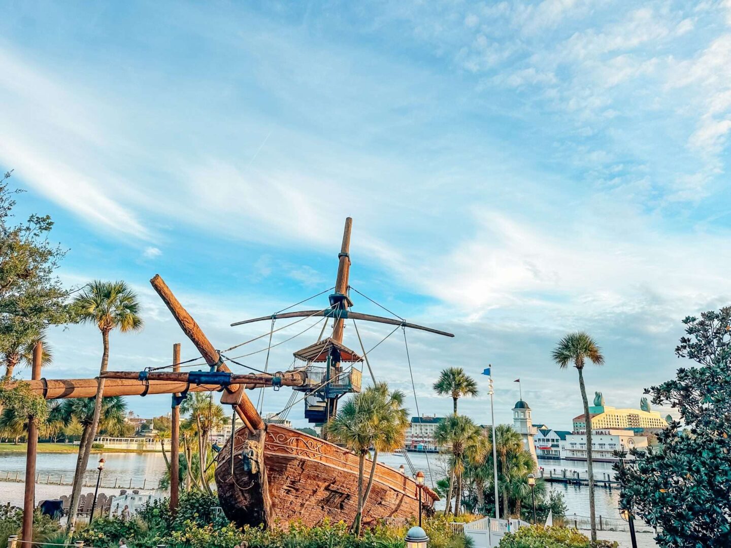 Yacht Club Resort Pirate Ship Slide