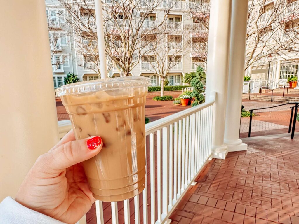Coffee at Disney Yacht club Disney World
