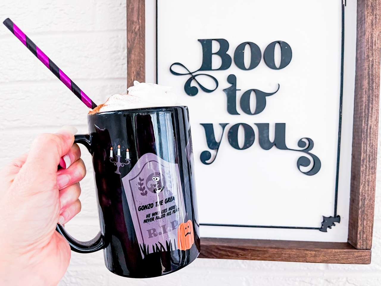 Haunted Mansion Pumpkin Chocolate Mocha Recipe