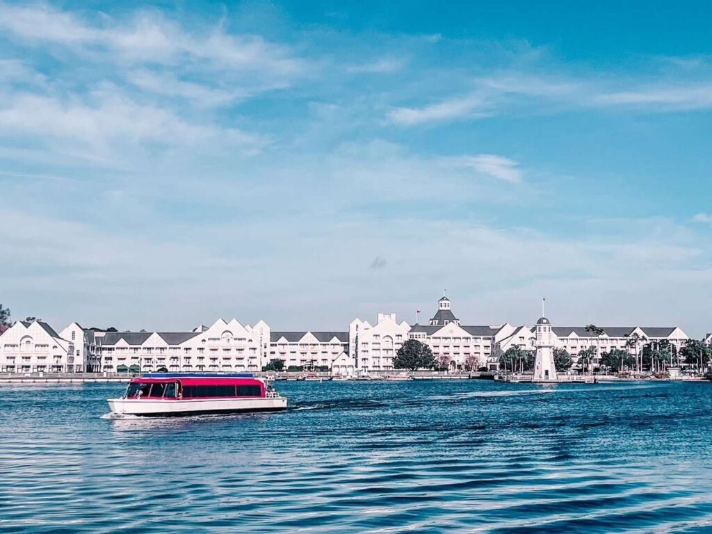 Disney Boat at the Yacht Club
