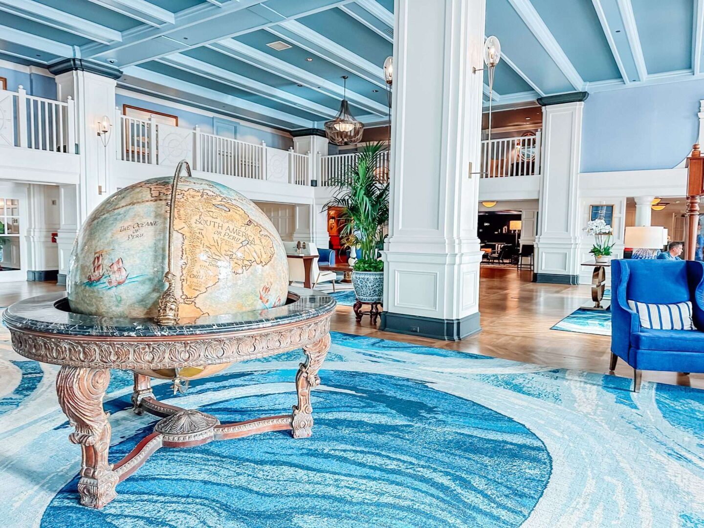 Lobby at Yacht Club Resort Disney