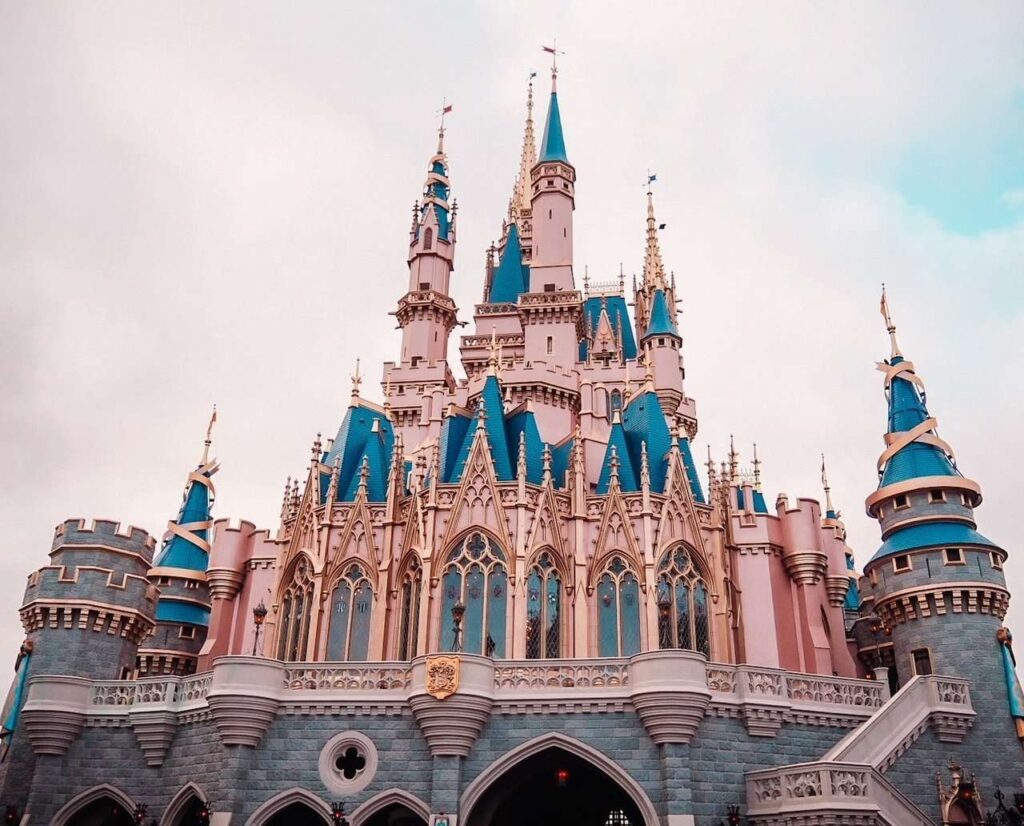 Cinderella Castle from the back