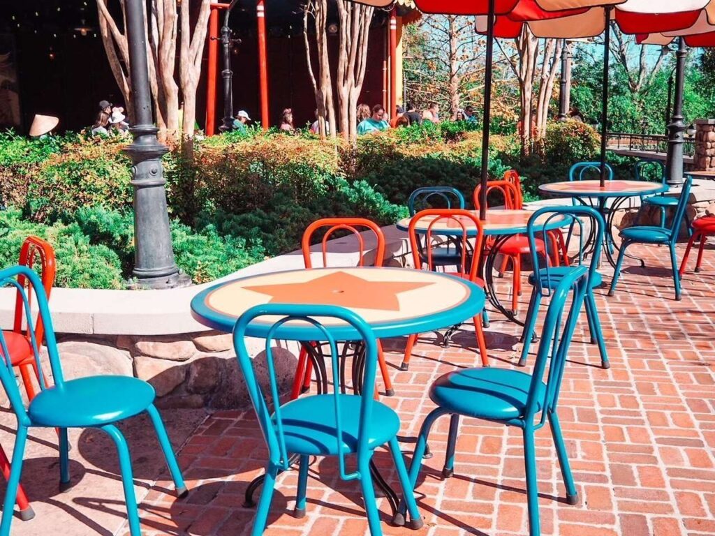 Seating at the Storybook Area