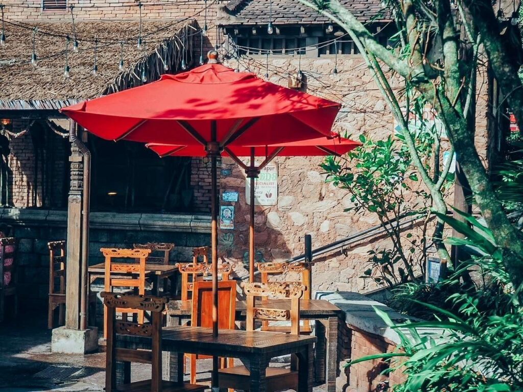 Seating at Kamals Animal Kingdom