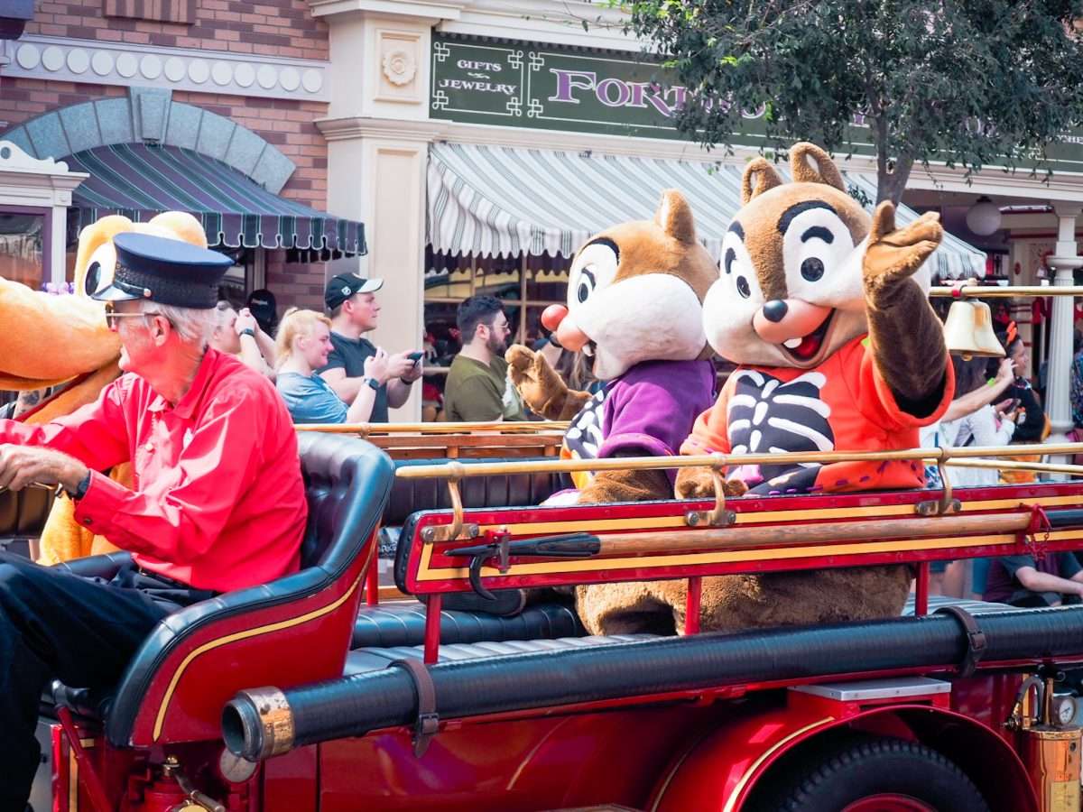 Disneyland Halloween Chip and Dale Parade