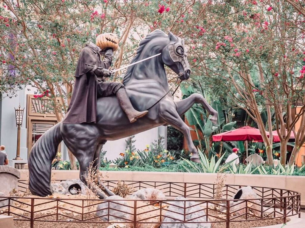 Disneyland Halloween Decorations Headless Horseman