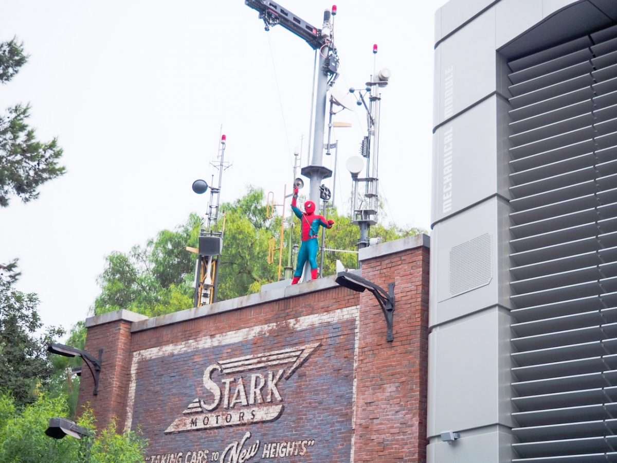 Spiderman at Disney California Adventure Stunt Show