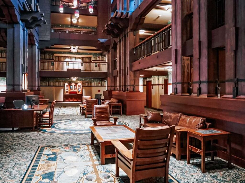Lobby Disney Grand Californian Hotel disneyland