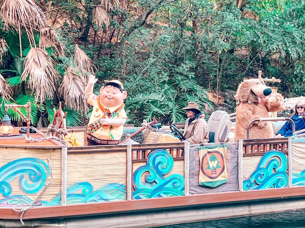 Dug and Russell UP Animal Kingdom Characters Float