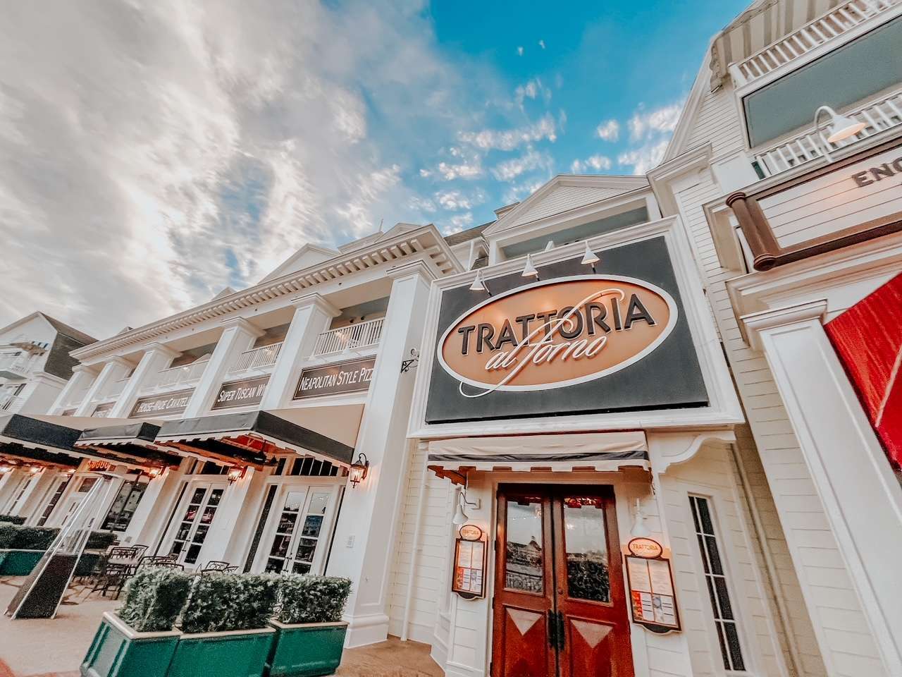 Trattoria al forno Restaurant at Disney Boardwalk