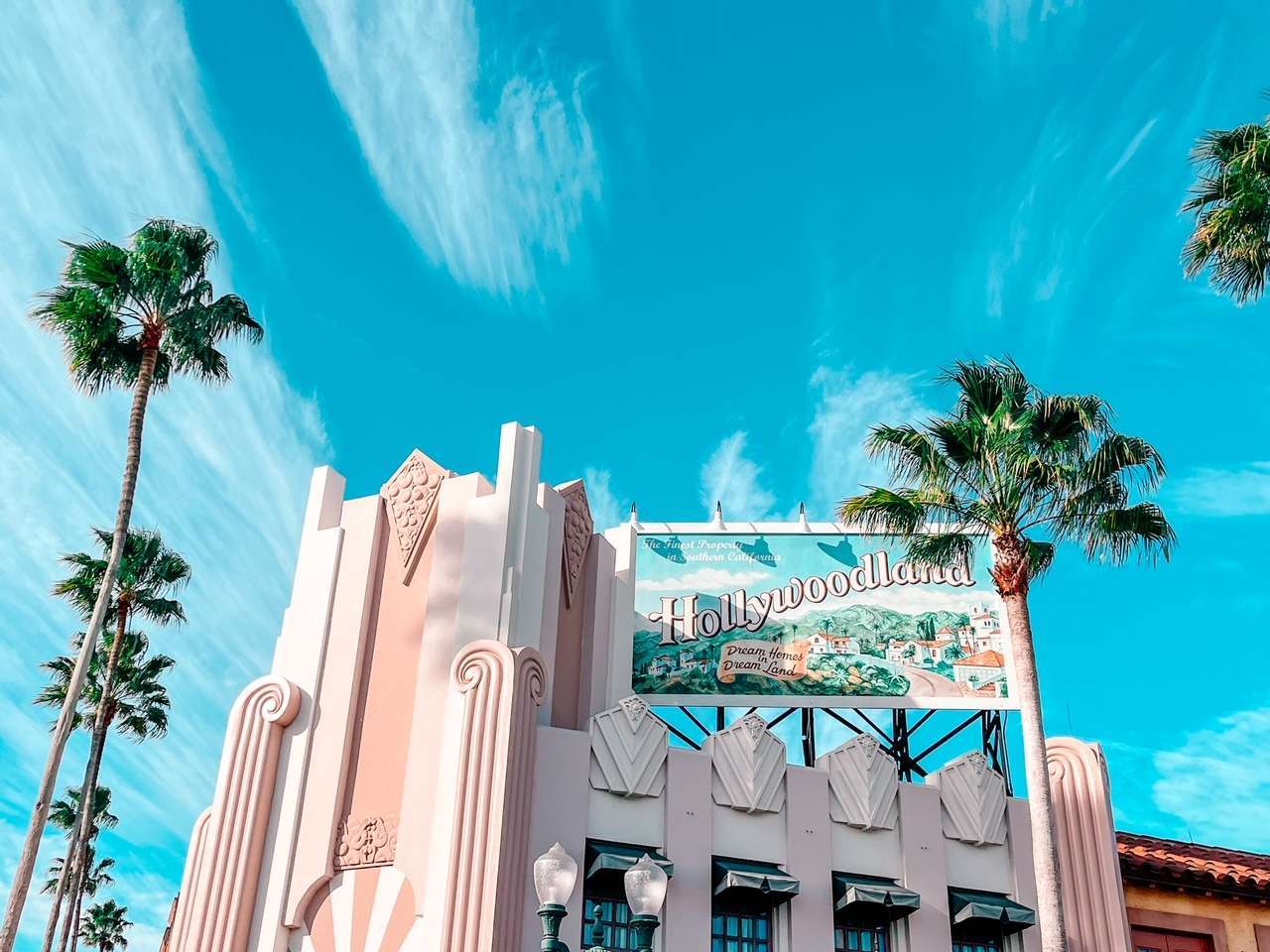 Hollywood Studios at Disney world Hollywoodland Sign