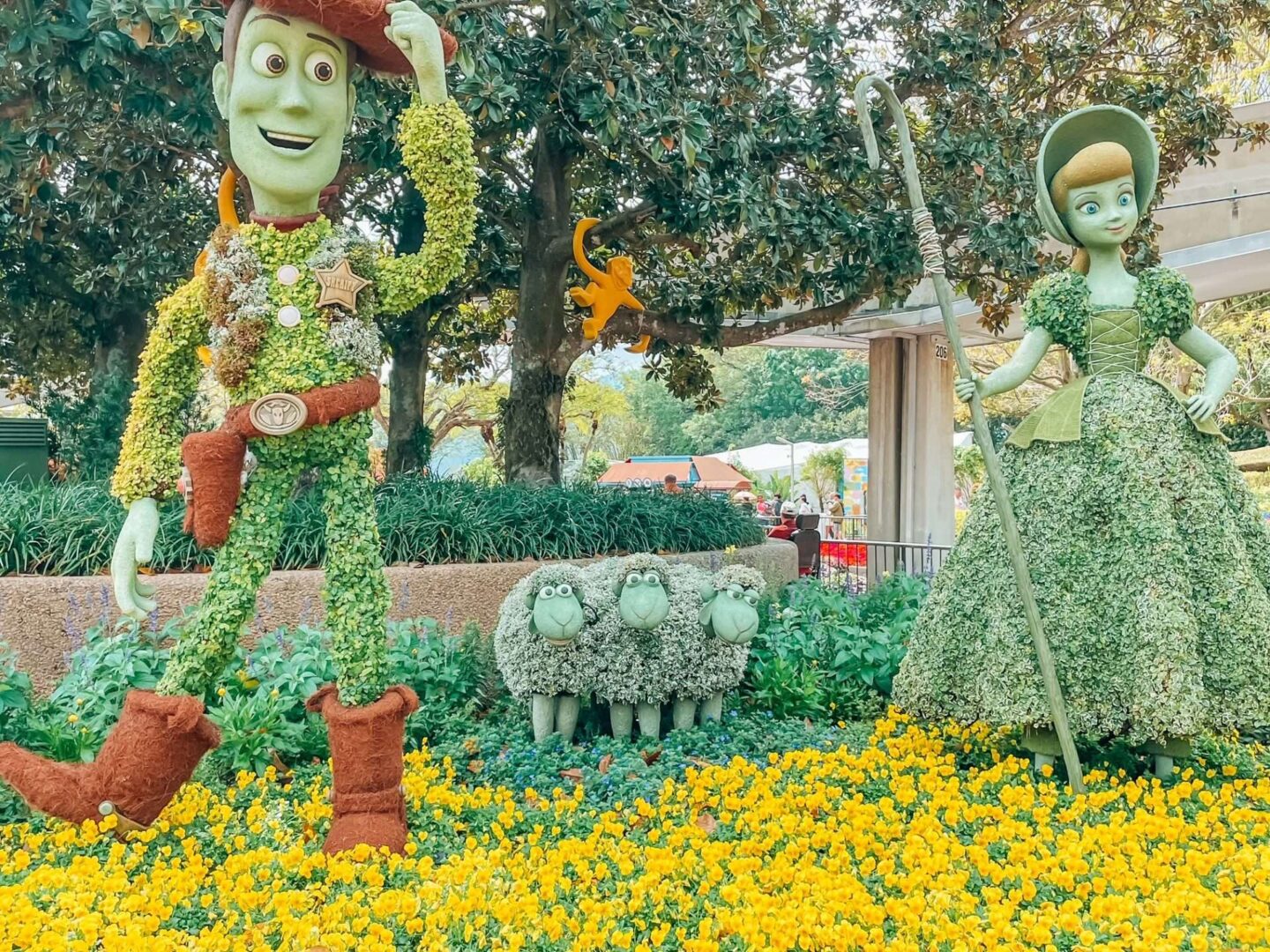 Bo Peep and Woody Flower and Garden Festival