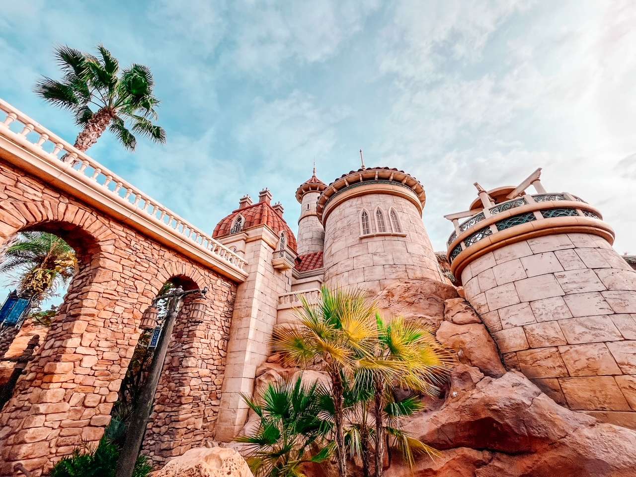 Ariels castle at Magic Kingdom Park Disney Castle Disney Ride
