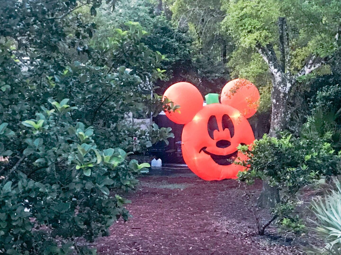Halloween Mickey Decorations at Fort Wilderness Resort