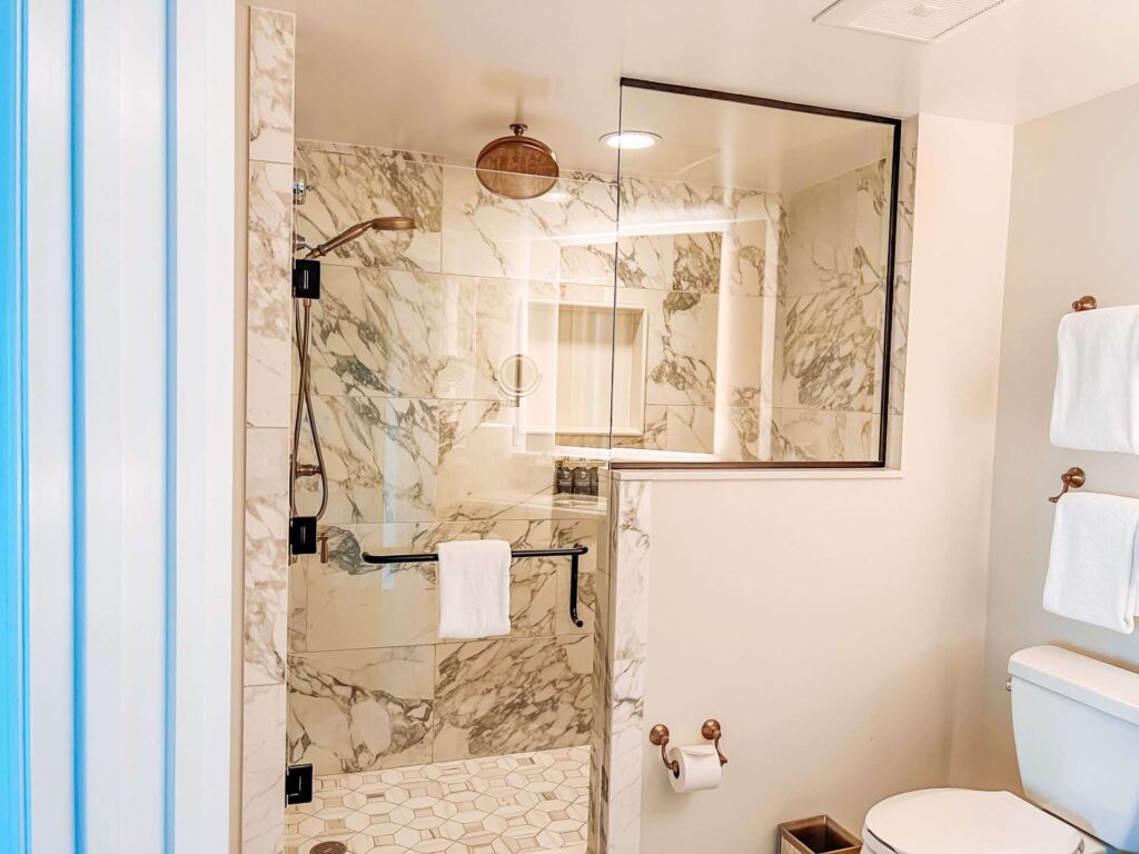 Riviera Studio Room at Disney Bathrooms