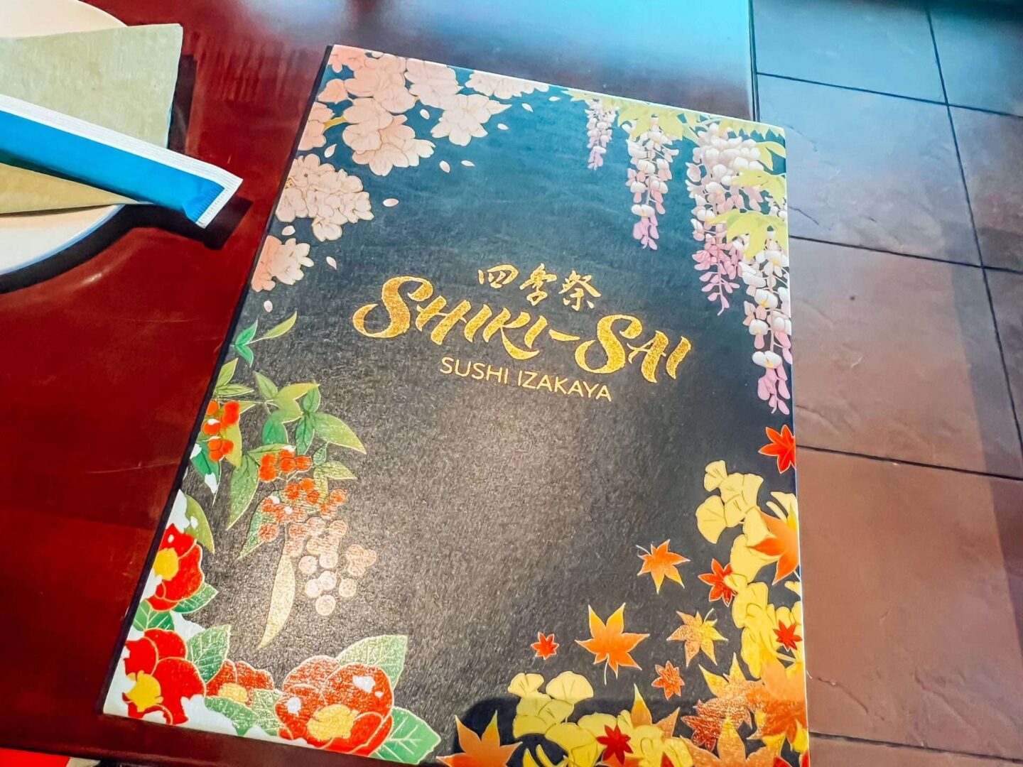 Shiki Sai Menu at Disney World EPCOT