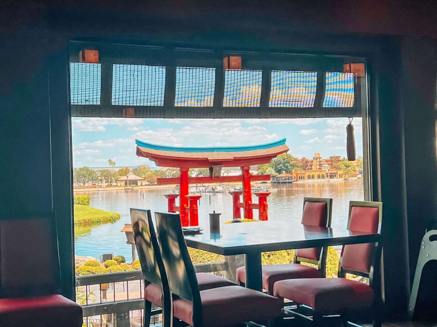 Japan Restaurant at Disney Epcot Shiki Sai Views