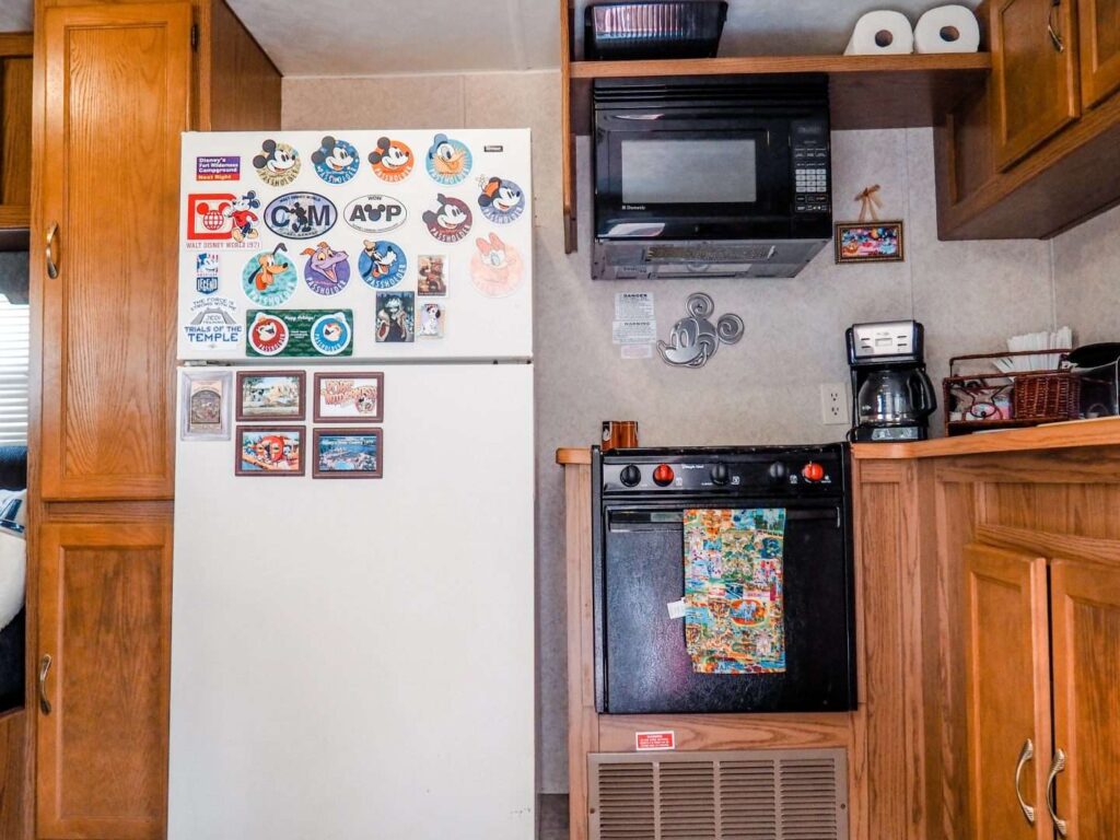 Kitchen RV Rental Camping Disney Fort Wilderness