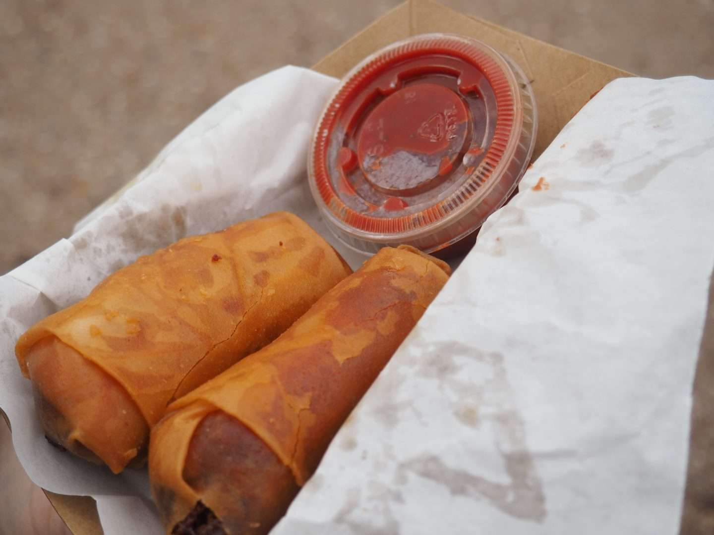 Springs Rolls at Magic Kingdom Snacks