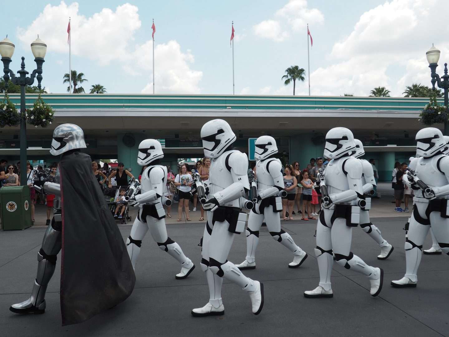 Storm Troopers March at Hollywood Studios Star Wars Film