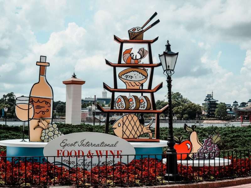 Food and Wine Festival EPCOT Disney World display