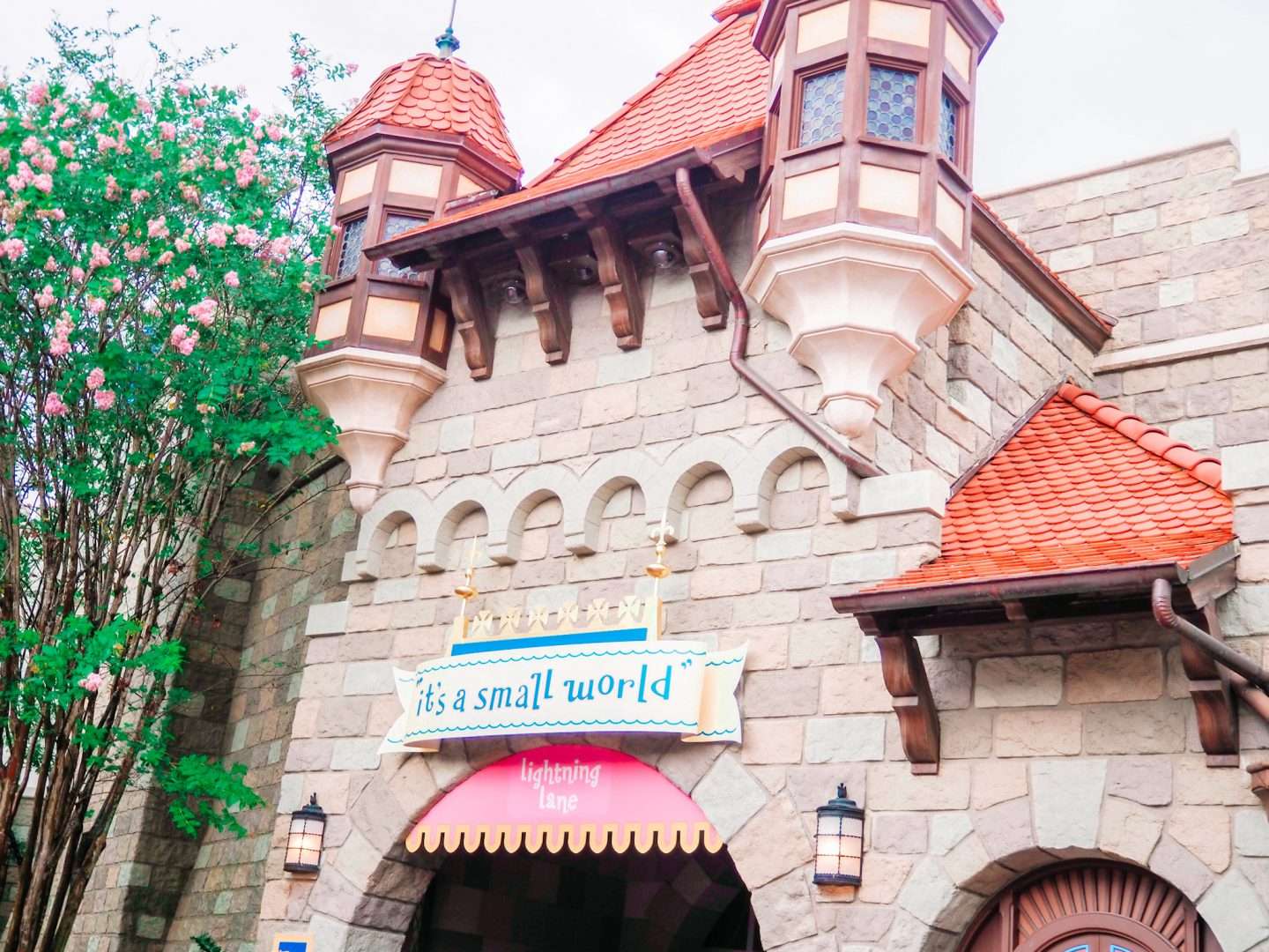 Small World Ride Lightning Lane Entrance Magic Kingdom