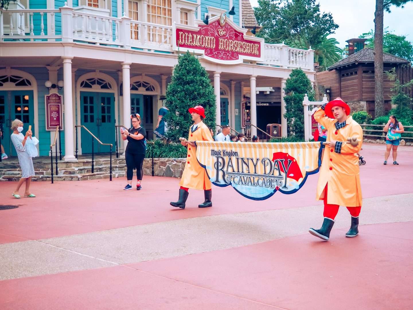 Rainy Day Parade at Disney World Rains