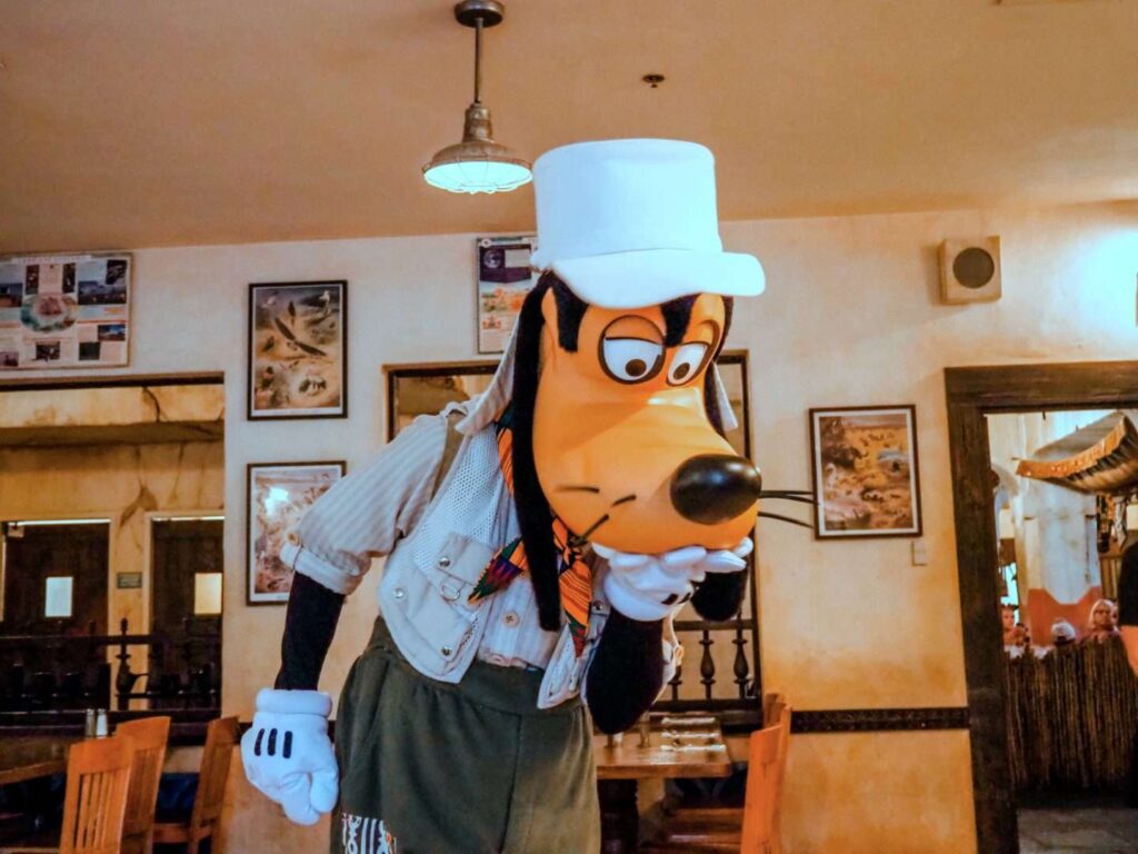 Tusker House Restaurant Characters- Goofy